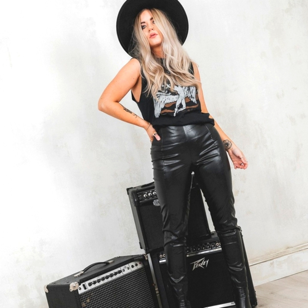 Morrison Leather Skinnies